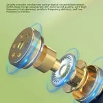 Business Binaural Digital Display Clip-On Bluetooth Earphone With Charging Compartment - Image 3