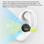 Business Binaural Digital Display Clip-On Bluetooth Earphone With Charging Compartment - Image 4