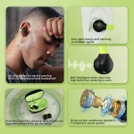 Business Binaural Digital Display Clip-On Bluetooth Earphone With Charging Compartment - Image 5