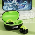 Business Binaural Digital Display Clip-On Bluetooth Earphone With Charging Compartment - Image 9