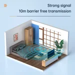 Digital Display Bluetooth 5.3 Audio Receiver Transmitter Support USB /TF Card MP3 Player - Image 12