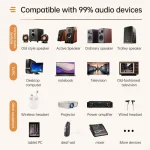 Digital Display Bluetooth 5.3 Audio Receiver Transmitter Support USB /TF Card MP3 Player - Image 16