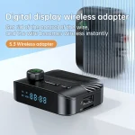 Digital Display Bluetooth 5.3 Audio Receiver Transmitter Support USB /TF Card MP3 Player - Image 5
