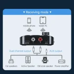 Digital Display Bluetooth 5.3 Audio Receiver Transmitter Support USB /TF Card MP3 Player - Image 6