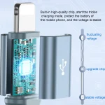 ROMOSS CB25 3 In 1 3.5A  8 Pin + Micro USB + Type C/USB-C Cable, 1m, 1.5m - Image 4