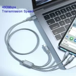 ROMOSS CB25 3 In 1 3.5A  8 Pin + Micro USB + Type C/USB-C Cable, 1m, 1.5m - Image 7