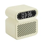 Desktop Alarm Clock Bluetooth Speaker Dual-speaker High-power Computer Audio