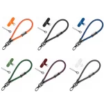 Nylon Braided Lanyard For Mobile Phone Multi-function Anti-lost Pad, Orange, Black, Blue, Dark Green, Dark Purple, Gray - Image 2