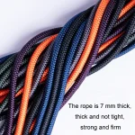 Nylon Braided Lanyard For Mobile Phone Multi-function Anti-lost Pad, Orange, Black, Blue, Dark Green, Dark Purple, Gray - Image 3