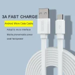 ROMOSS CB051 3A Micro USB Data Cable Charging Cable For Huawei  Xiaomi Mobile Phones, 1m, 1.5m - Image 2