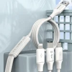 ROMOSS CB251N 66W 8 Pin + USB-C/Type-C + Micro USB 3 In 1 Charging Data Cable, 1.2m, 1.8m - Image 2