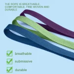 Mobile Phone Messenger Lanyard Adjustable Wide Hanging Neck Sling, Matcha Green, Gem Blue, Dark Purple, Orange, Silver, Classic Black - Image 4