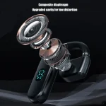 T50 Bluetooth 5.3 Wireless Headphone Single Ear Digital Display Stereo Earbuds, Color Boxed - Image 4