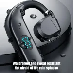 T50 Bluetooth 5.3 Wireless Headphone Single Ear Digital Display Stereo Earbuds, Color Boxed - Image 5