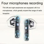 Havit ENC TWS Super Long Battery Life ENC Noise Reduction Wireless Bluetooth Earphones, S3 Pro (Gold White), S3 Pro (Pink), S3 Pro (Blue), S3 (Black), S3 (Blue) - Image 4