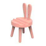 Cartoon Chair Shape Desktop Mobile Phone Holder Cute Mini Universal Phone Rack, Rabbit(Pink), Rabbit(Green), Rabbit(Yellow)