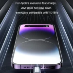 ROMOSS CB263N 1.5m PD20W Car Mobile Phone 3 In 1 TYPE-C Fast Charging Data Cable, Gray, Black - Image 4