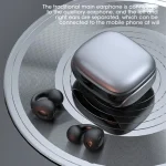 JX80 TWS Wireless Bone Conduction Clip-On Ear Noise Reduction Bluetooth Headset - Image 3