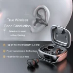 JX80 TWS Wireless Bone Conduction Clip-On Ear Noise Reduction Bluetooth Headset - Image 4