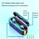 LED Digital Display Wireless In-Ear Noise Reduction Long Life Bluetooth Headset, F9-2 - Image 7