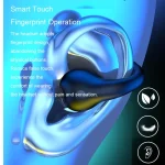 LED Digital Display Ear Clip Wireless Noise Reduction Bluetooth Headphone, R15 - Image 5