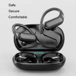 LED Digital Display Wireless Ear-Mounted Noise Reduction Bluetooth Headset, A520 (Skin Color), A520 (Blue) - Image 3