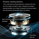 LED Digital Display Wireless Ear-Mounted Noise Reduction Bluetooth Headset, A520 (Skin Color), A520 (Blue) - Image 5