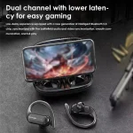LED Digital Display Wireless Ear-Mounted Noise Reduction Bluetooth Headset, A520 (Skin Color), A520 (Blue) - Image 7
