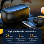 LED Digital Display Wireless Ear Clip Noise Reduction Bluetooth Headset, R18 - Image 3