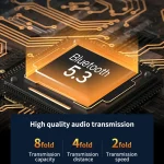 LED Digital Display Wireless Ear Clip Noise Reduction Bluetooth Headset, R18 - Image 5