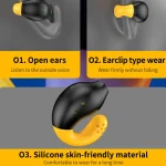 LED Digital Display Wireless Ear Clip Noise Reduction Bluetooth Headset, R18 - Image 9