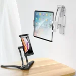 2 In 1 Aluminum Alloy Tablet PC Holder Wall Mount Mobile Phone Holder - Image 2