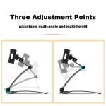 2 In 1 Aluminum Alloy Tablet PC Holder Wall Mount Mobile Phone Holder - Image 3