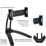 2 In 1 Aluminum Alloy Tablet PC Holder Wall Mount Mobile Phone Holder - Image 4