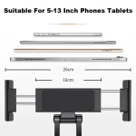 2 In 1 Aluminum Alloy Tablet PC Holder Wall Mount Mobile Phone Holder - Image 6