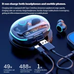 In-Ear Binaural Noise Reduction Wireless Bluetooth Earphones with Power Bank Function - Image 7