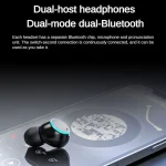 In-Ear Binaural Noise Reduction Wireless Bluetooth Earphones with Power Bank Function - Image 9