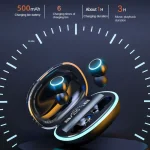 In-Ear Binaural Noise Reduction Wireless Bluetooth Earphones with Power Bank Function - Image 10