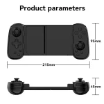 D7 BT5.0 Retractable Gamepad With Light For PC / Android / IPhone /Win7 10 11/Mac OS/Switch, D7 (Black), D7 (White), D7 (Purple) - Image 3