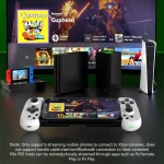 D6  Bluetooth Retractable Gamepad Dual Hall Six-Axis Somatosensory For Android/IPhone /Switch, D6 Black, D6 White Black, D6 White Red - Image 7