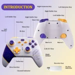 N2 Wireless 2.4G Controller Gamepad For Xbox One/One S/One X/Series S/Series X/PC Windows, Black, White, Comic Boy - Image 8