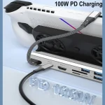 For ASUS ROG Ally 100W PD Charging Game Console Stand Multifunctional USB 3.0 Docking Station, 5 -in -1, 6 -in -1, 9 -in -1, 10 -in- 1 - Image 3