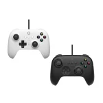 8BitDo For Switch / PC USB Wired Gamepad, White, Black - Image 2
