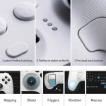 8BitDo For Switch / PC USB Wired Gamepad, White, Black - Image 7