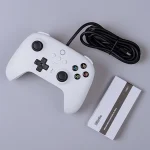 8BitDo For Switch / PC USB Wired Gamepad, White, Black - Image 10