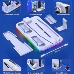 For PS5 / PSVR2 Controller Multi-Functional Cooling Base With RGB Lights - Image 3