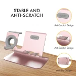 For IPhone / AirPods / Apple Watch Series AhaStyle 3 In 1 Aluminum Alloy Stand - Image 3