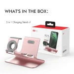 For IPhone / AirPods / Apple Watch Series AhaStyle 3 In 1 Aluminum Alloy Stand - Image 7