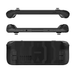JYS JYS-SD011 For Steam Deck 7pcs/set Host Silicone Case With Joystick Cap+Touch Board Sticker Set, Red, Black, Blue - Image 2