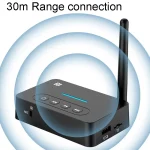 Bluetooth Audio Adapter  NFC Bluetooth Receiver Transmitter 2 In 1 With Remote Control - Image 3